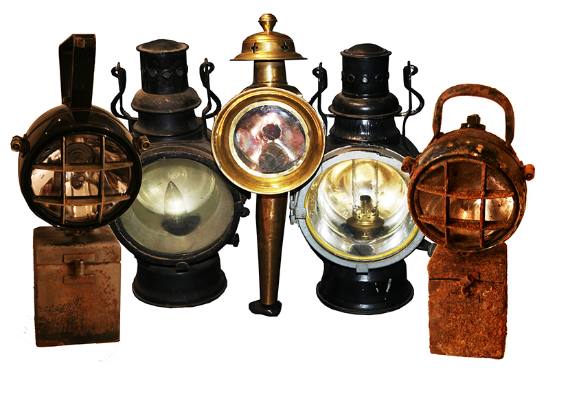 Bahnlampe ( Original) " Eisenbahn" Dekorations-Element